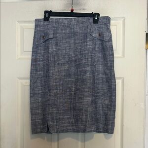JM Studio by John Meyer Blue Skirt Size 8